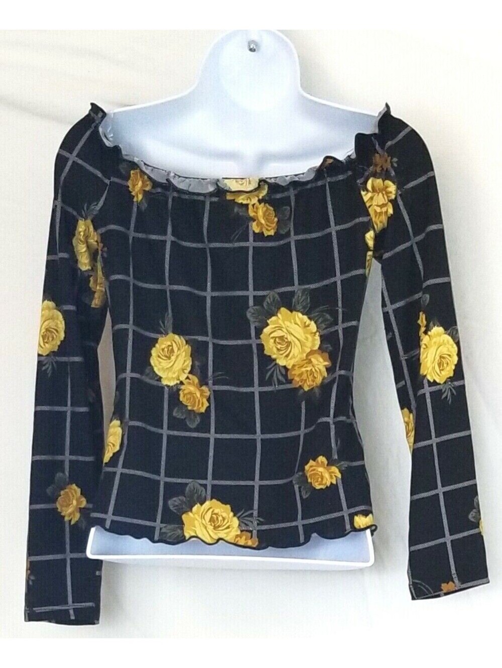 Ultra Flirt Womens Stripted Top Size L - Picture 2 of 4